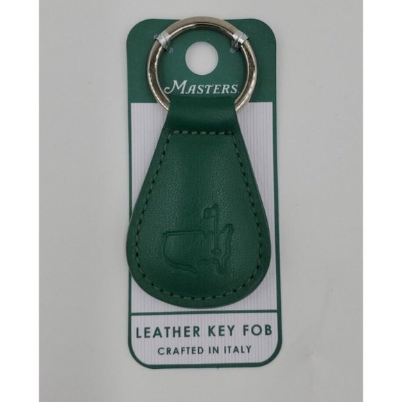Masters Golf Key Fob Leather Green Augusta National 2023 New In Hand Keychain - Picture 1 of 2
